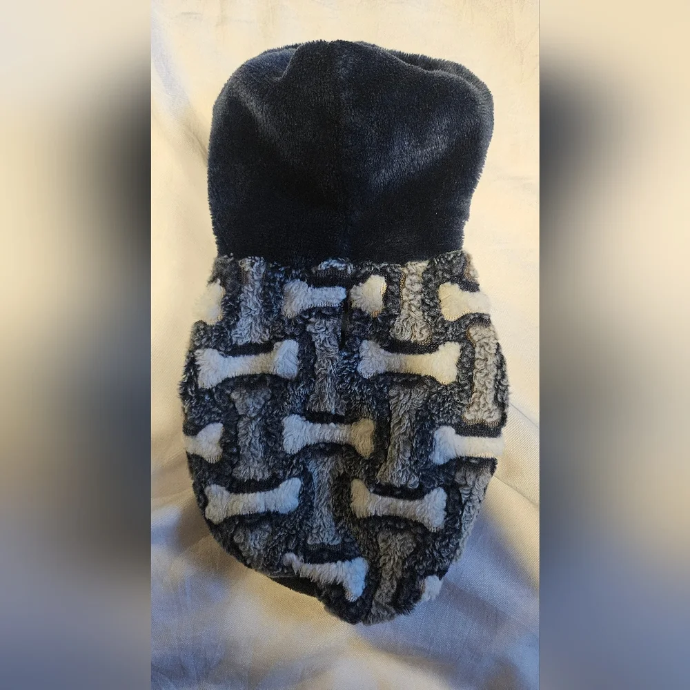Fleece Dog Bone Hoodie XXS