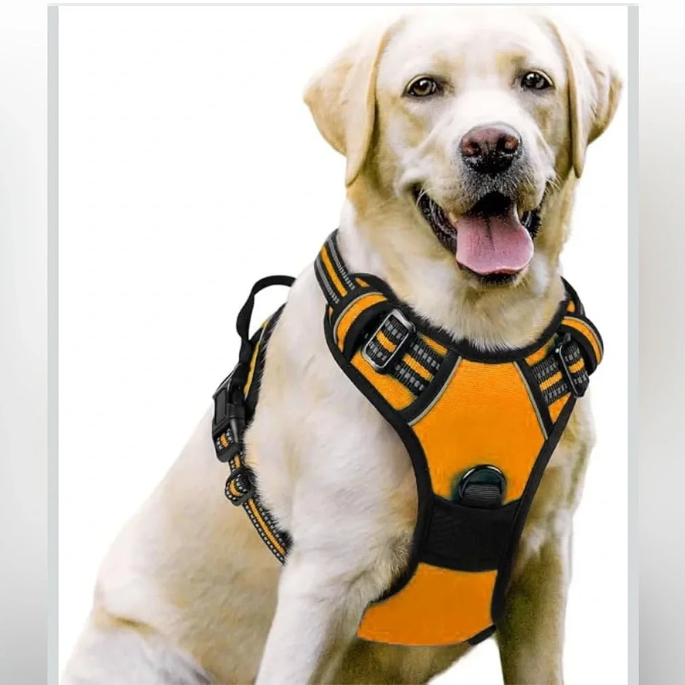 No-Pull Dog Harness with Leash | Adjustable Reflective Pet Vest Size Small