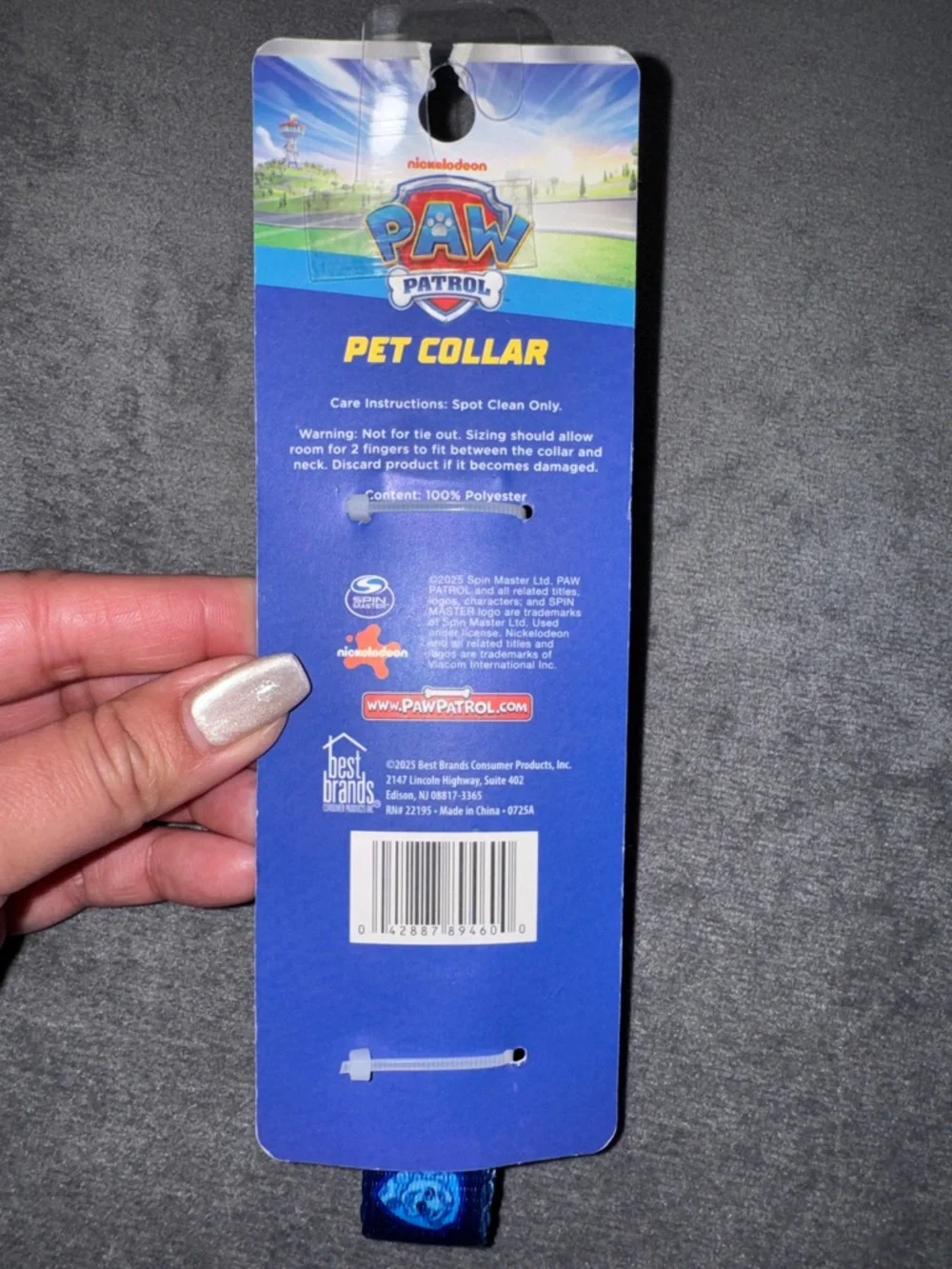 Paw Patrol -NWT Chase Blue Dog Collar,Bowl Placement & Silicone Collapsible Bowl