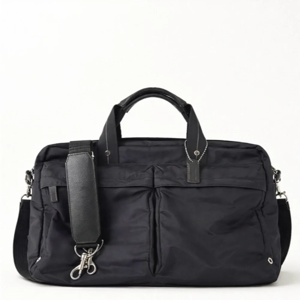 Coach black nylon