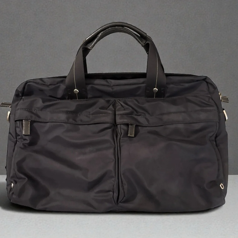 Coach black nylon