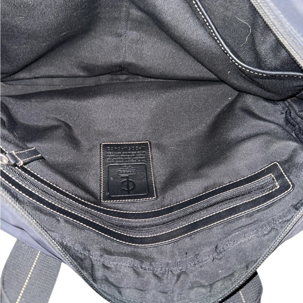 Coach black nylon