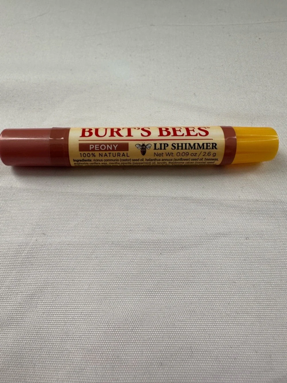 Burts Bees new shimmer feel