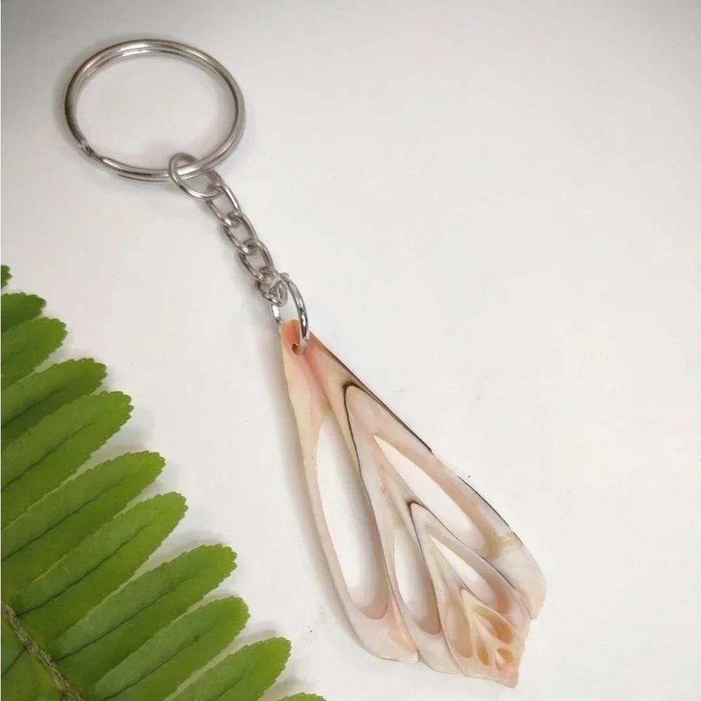Hand Crafted seashell keyring