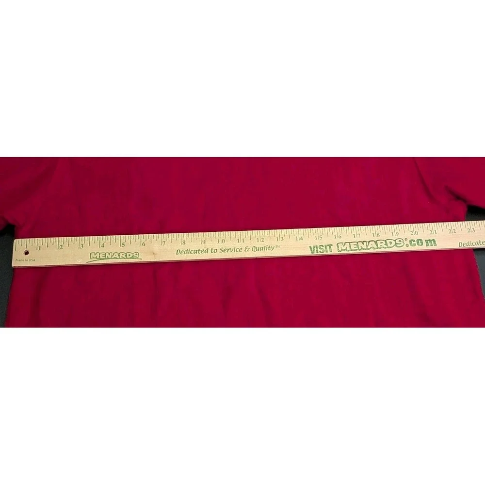 Vintage Chaps Ralph Lauren Red Textured Polo Shirt XL Grail