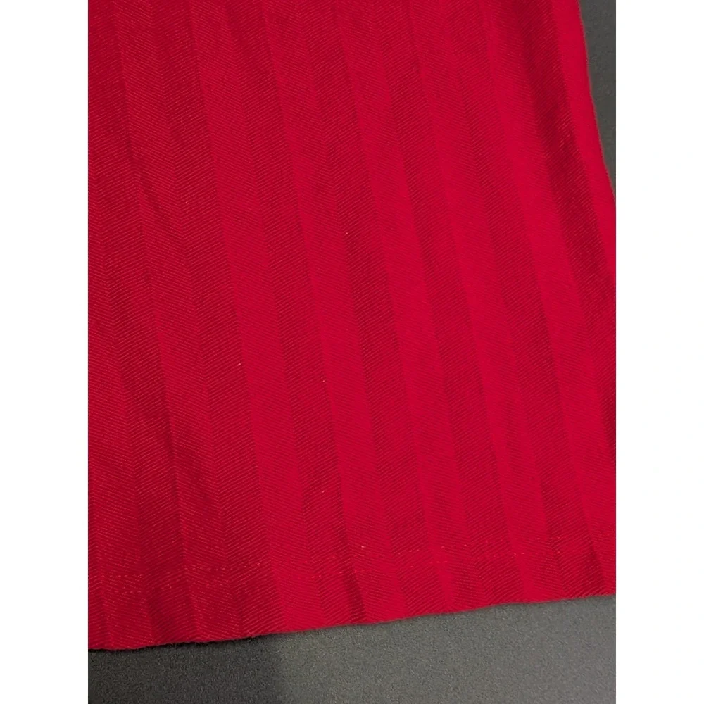 Vintage Chaps Ralph Lauren Red Textured Polo Shirt XL Grail