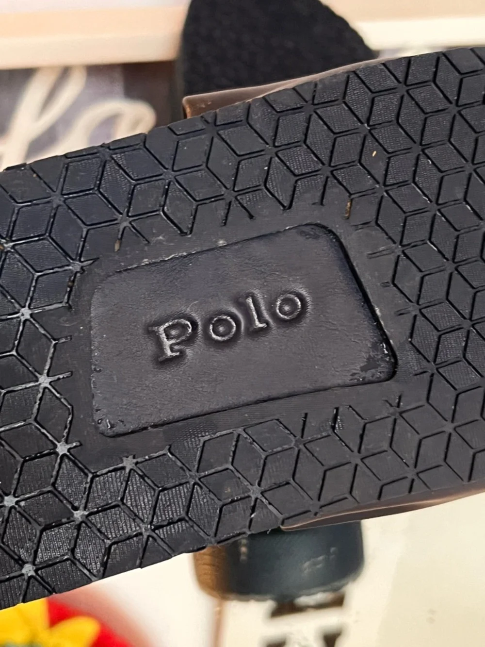 Polo Ralph Lauren close up