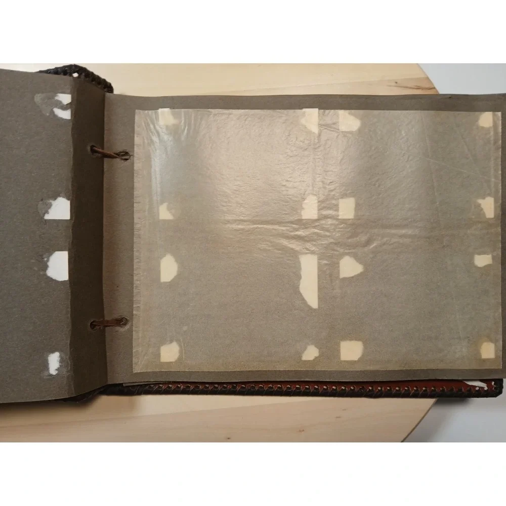 Vintage Argentine Cowhide Photo Album – Handmade Hair-on-Hide & Leather – Gaucho