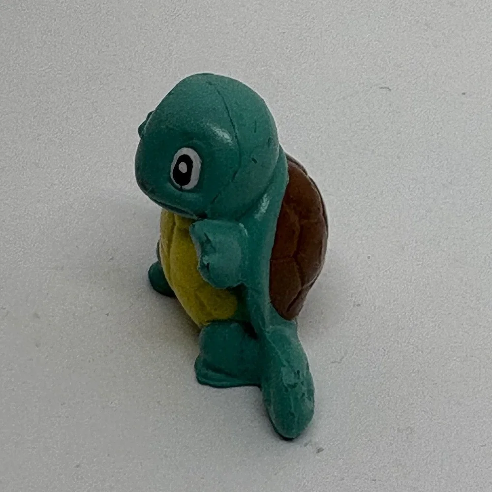 Squirtle Pokemon Tomy Figure Vintage‎ Toy Collectible Mini 1 inch Resin Cutr