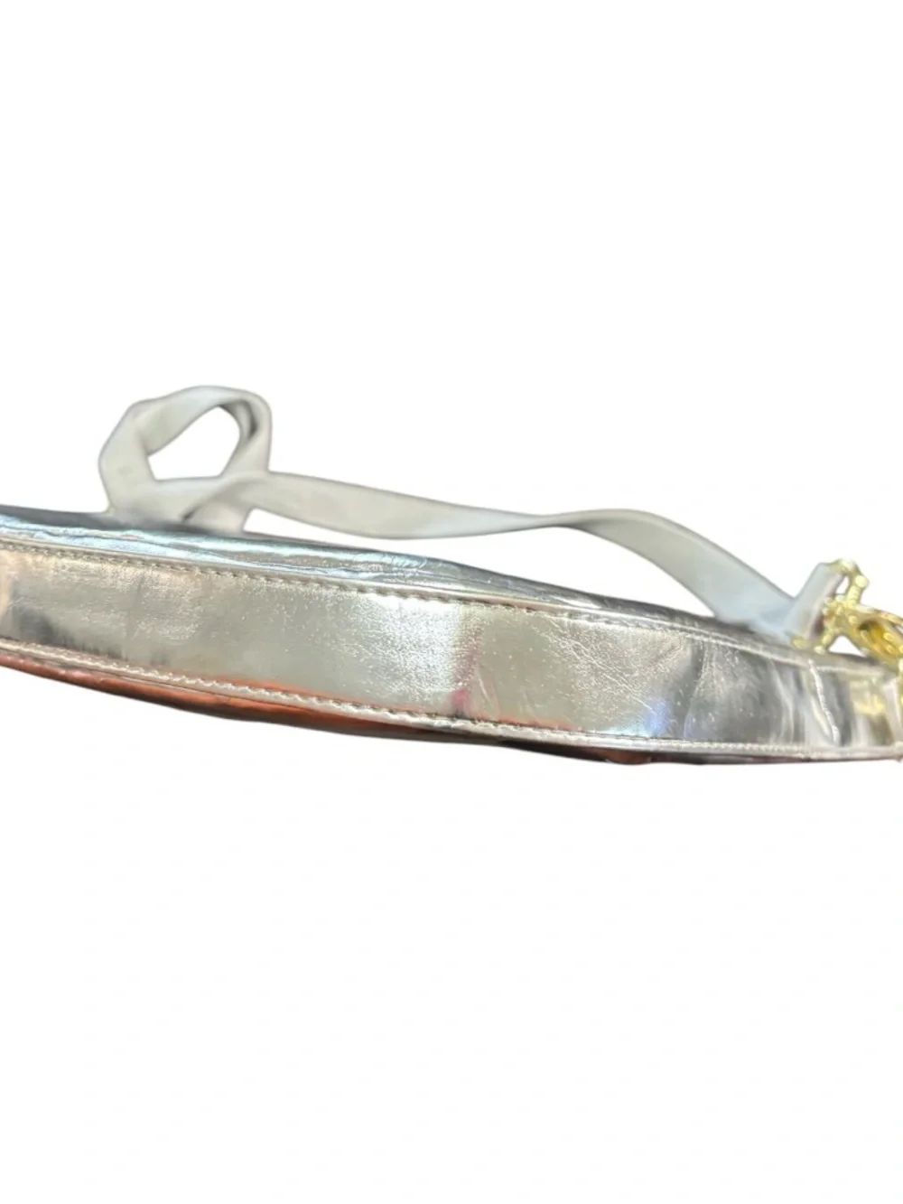Betsey Johnson metallic silver