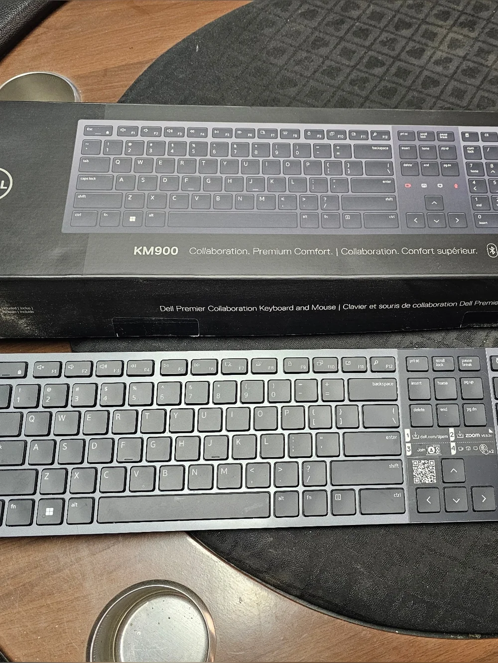 Dell KM900 Premier Wireless Collaboration Keyboard and Mouse Set - Gray
