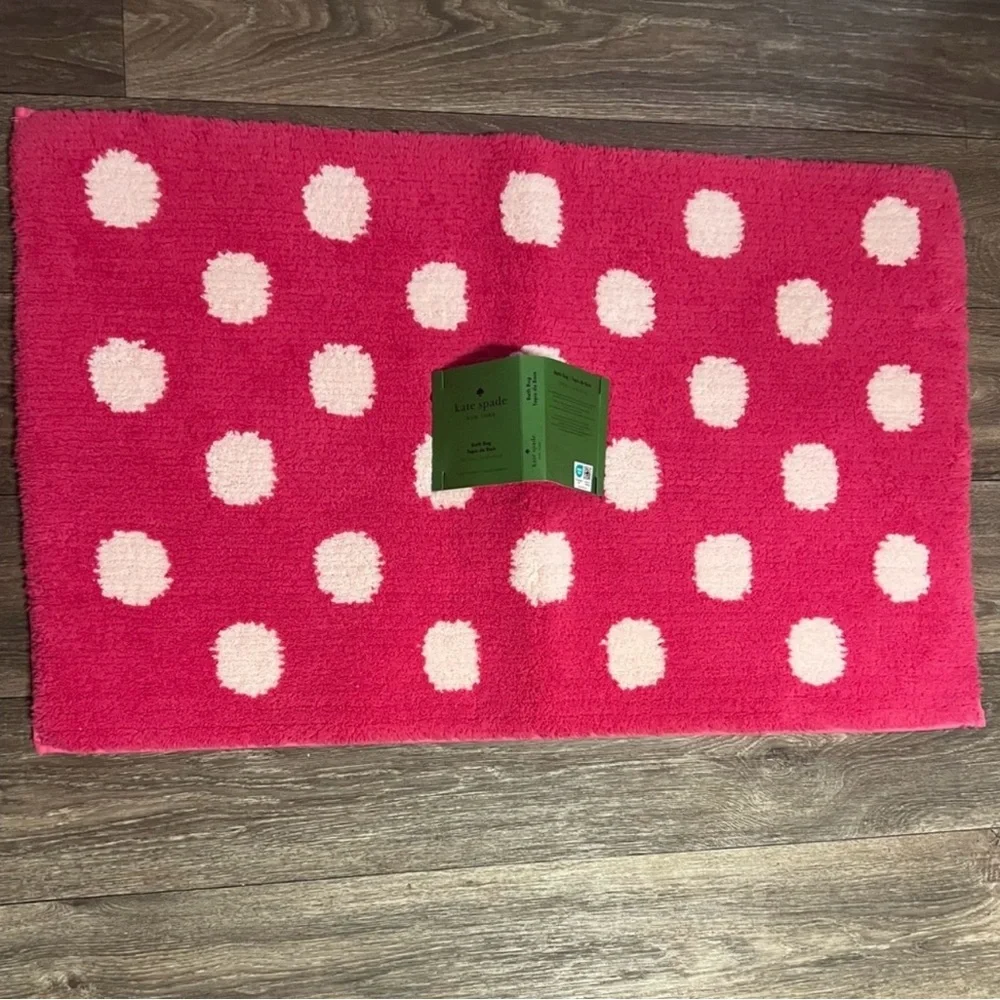 Kate Spade Polka Dot Bath Rug