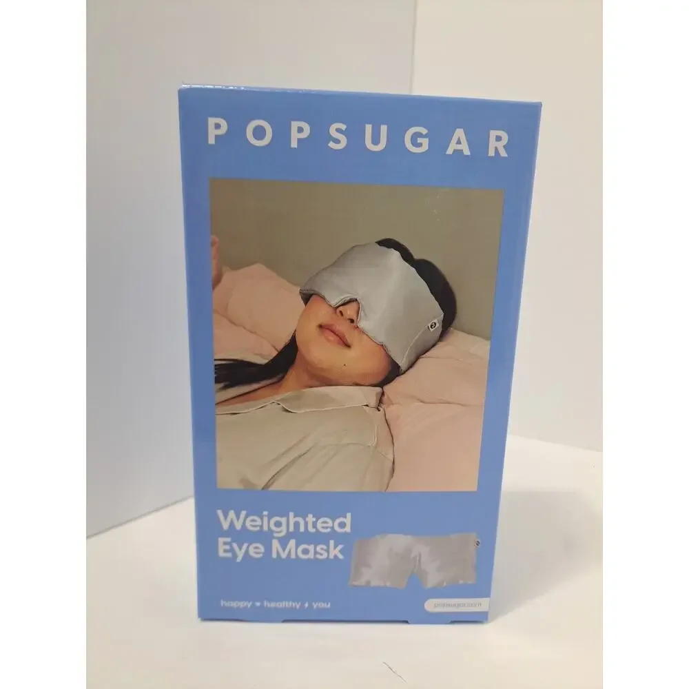 POPSUGAR Weighted Eye Mask Aromatherapy Sleep Mask Relaxation Meditation