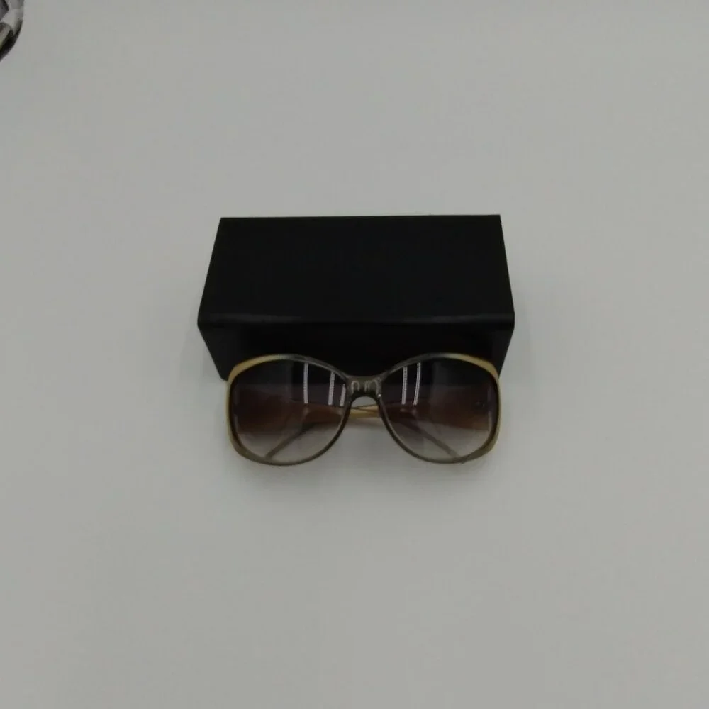 Givenchy SGV 722 Gold/Black Sunglasses