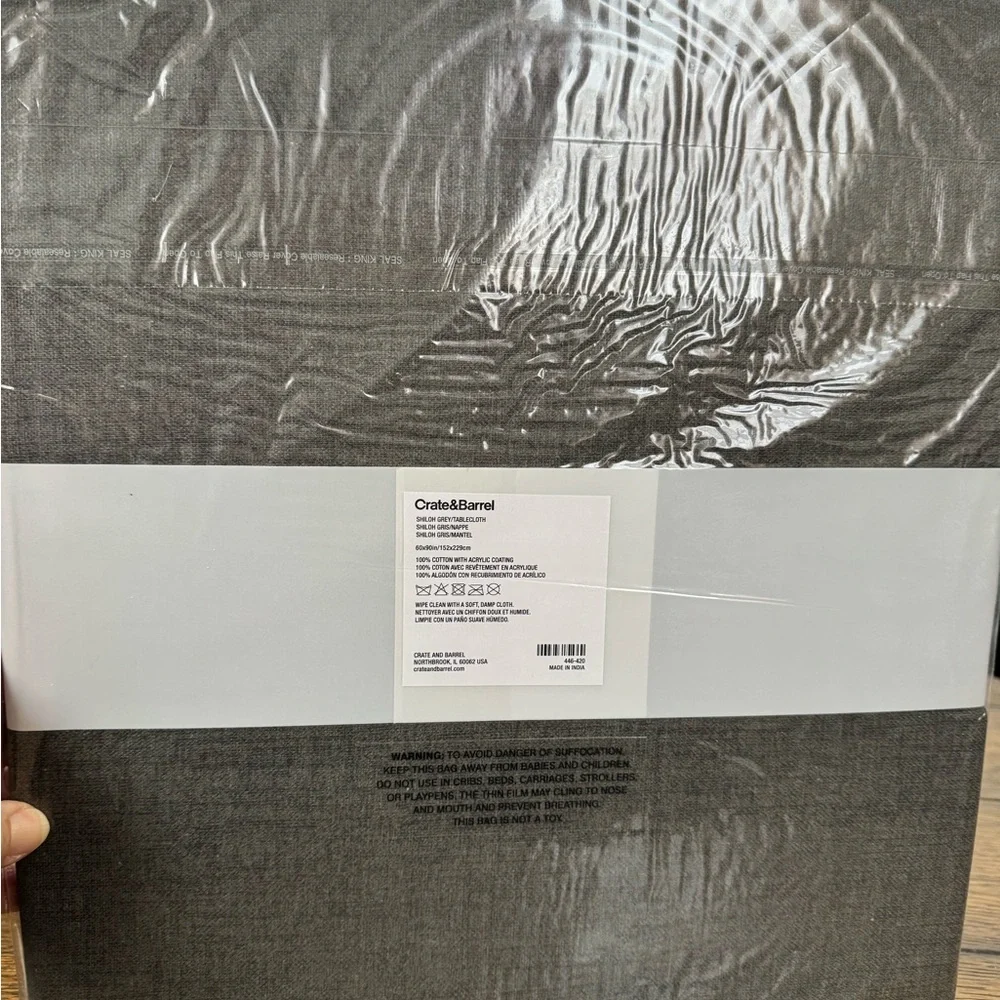 Crate&Barrel sophisticated gray