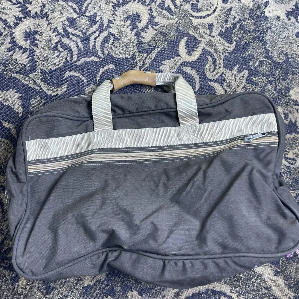 Vtg RDI Runners Diversified Inc Ca Brown Zip Bag Carry