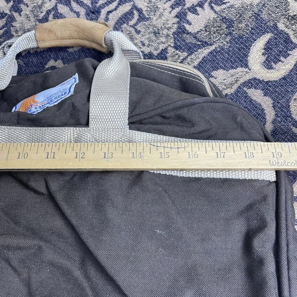 Vtg RDI Runners Diversified Inc Ca Brown Zip Bag Carry