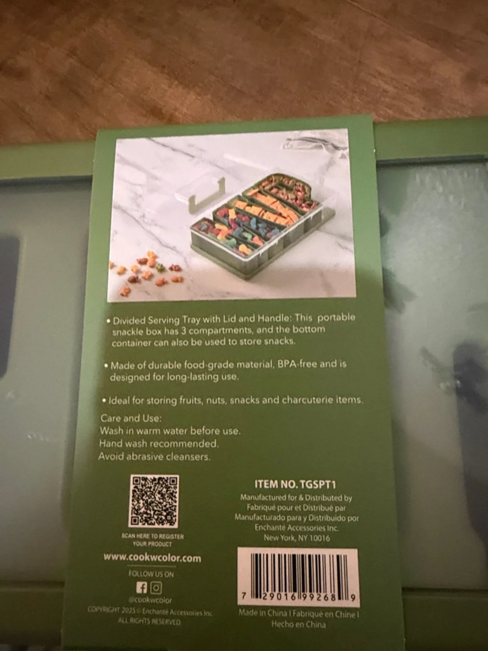CWC Perfect On-The-Go Snack Box in Green MVP New