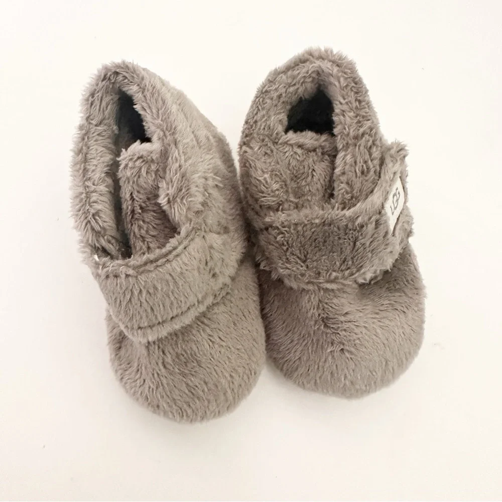 UGG Baby Bixbee Bootie Slipper Charcoal Grey Size 2 3 6-12M