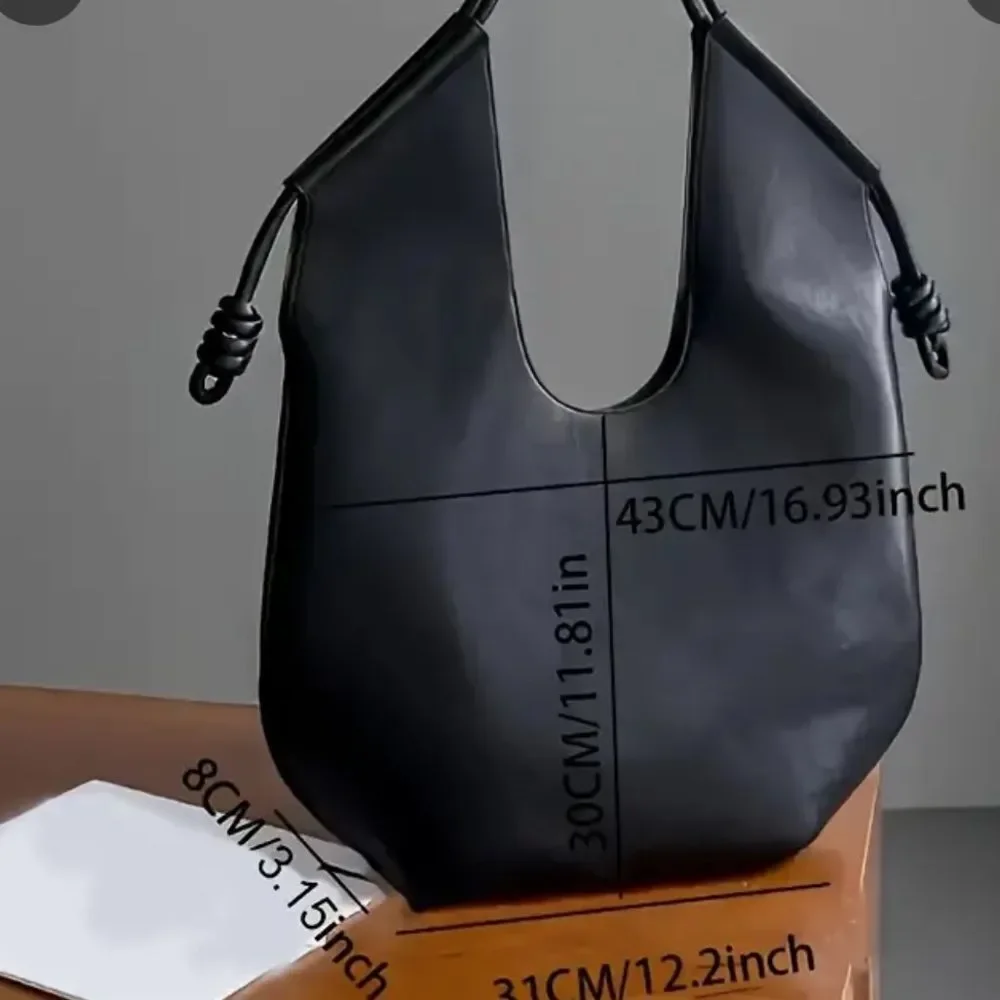 Amazon Elegant Brown PU Shoulder Bag