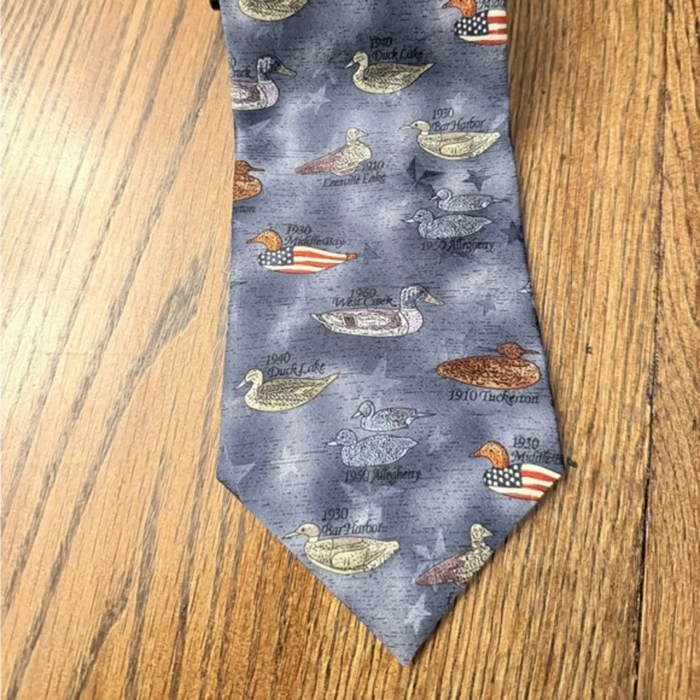 Tango by Max Raab Duck Decoys Americana Series Neck Tie Size 58