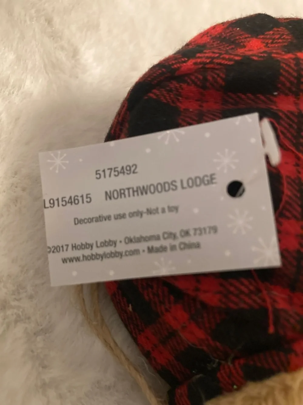 Hobby Lobby buffalo check