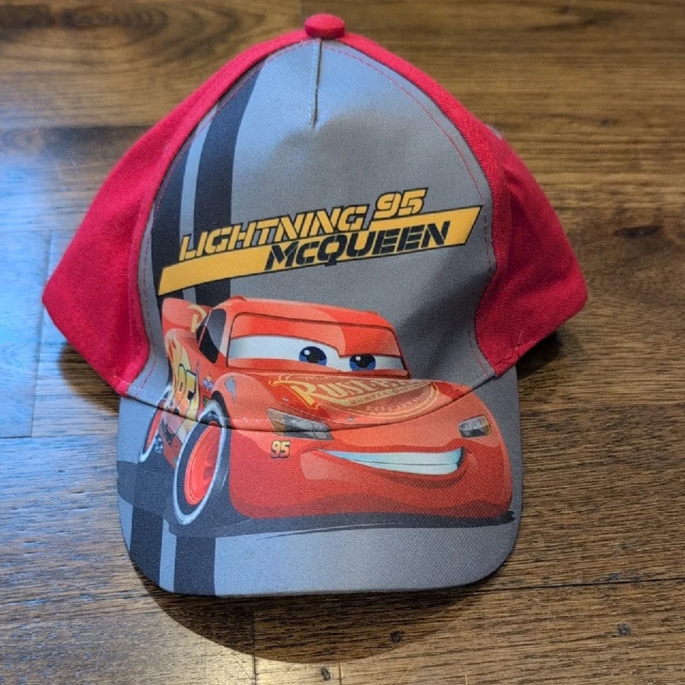 Boys Lightning McQueen snapback baseball hat