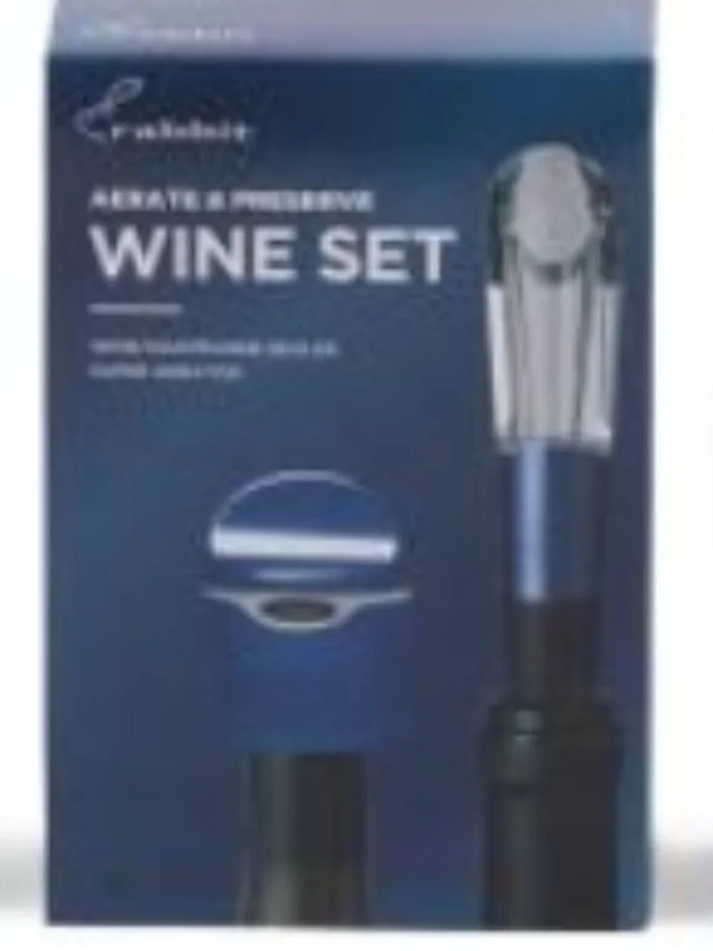 NWT Rabbit Aerate & Preserve Champagne Sealer 4 Pc Set / Wine Set