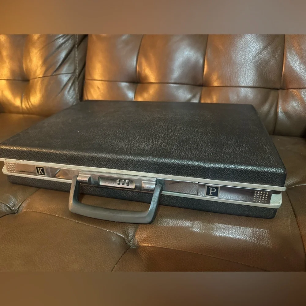 Vintage Samsonite Hard Slim Briefcase with Combination Lock