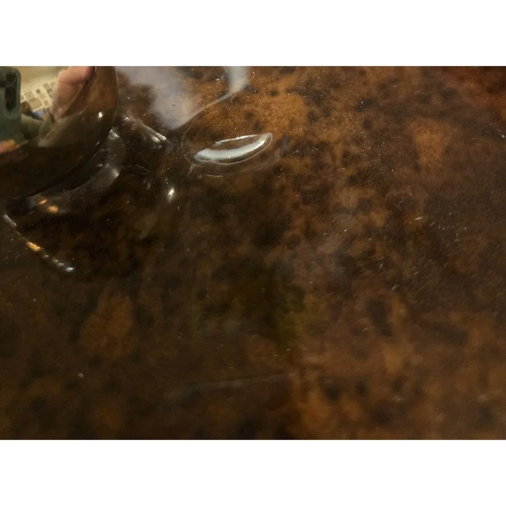 Ice Bucket Padded Vinyl & Metal Vintage