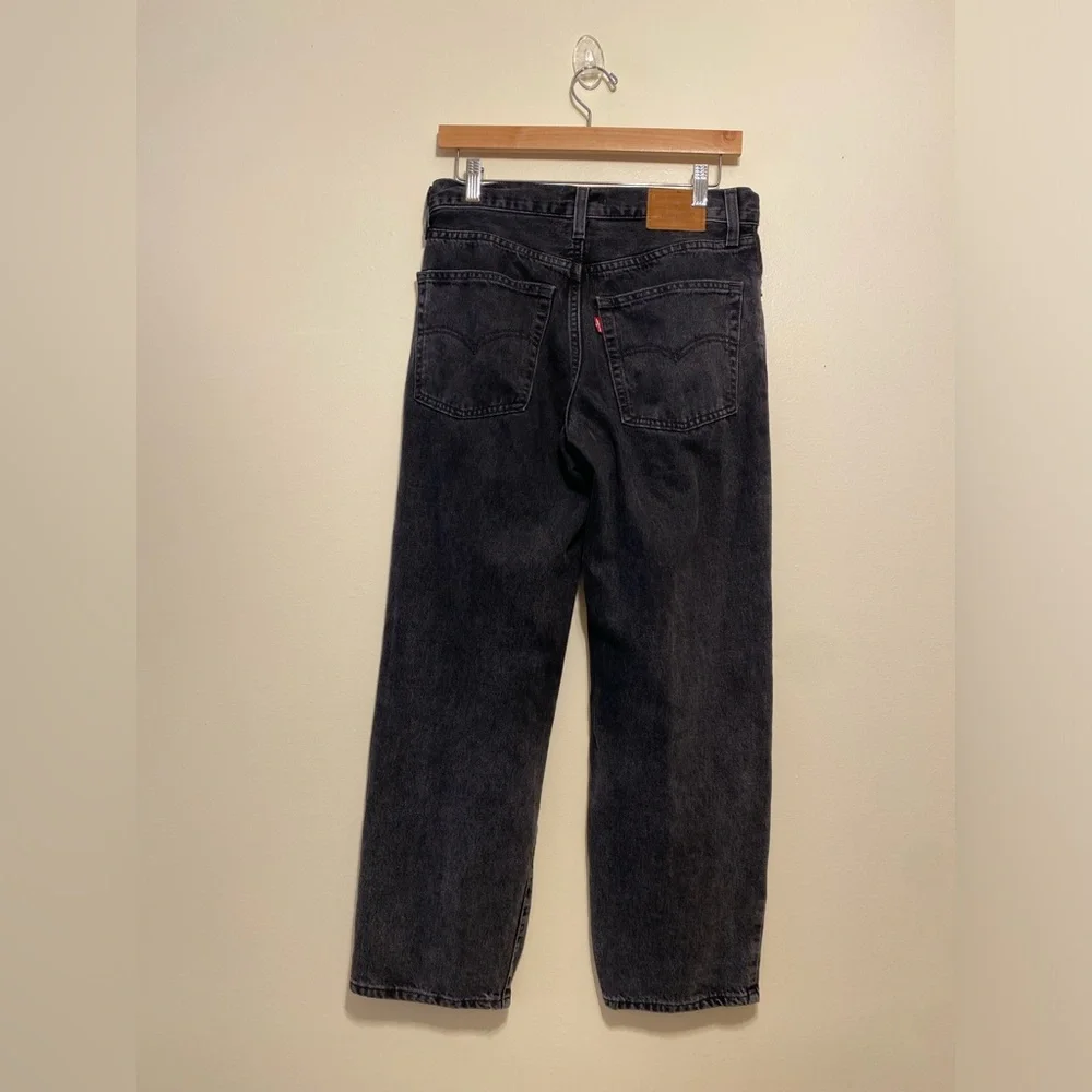 Levi’s Black Baggy Dad Women Jeans. Size W26 L30