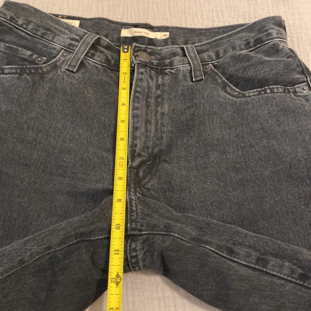 Levi’s Black Baggy Dad Women Jeans. Size W26 L30