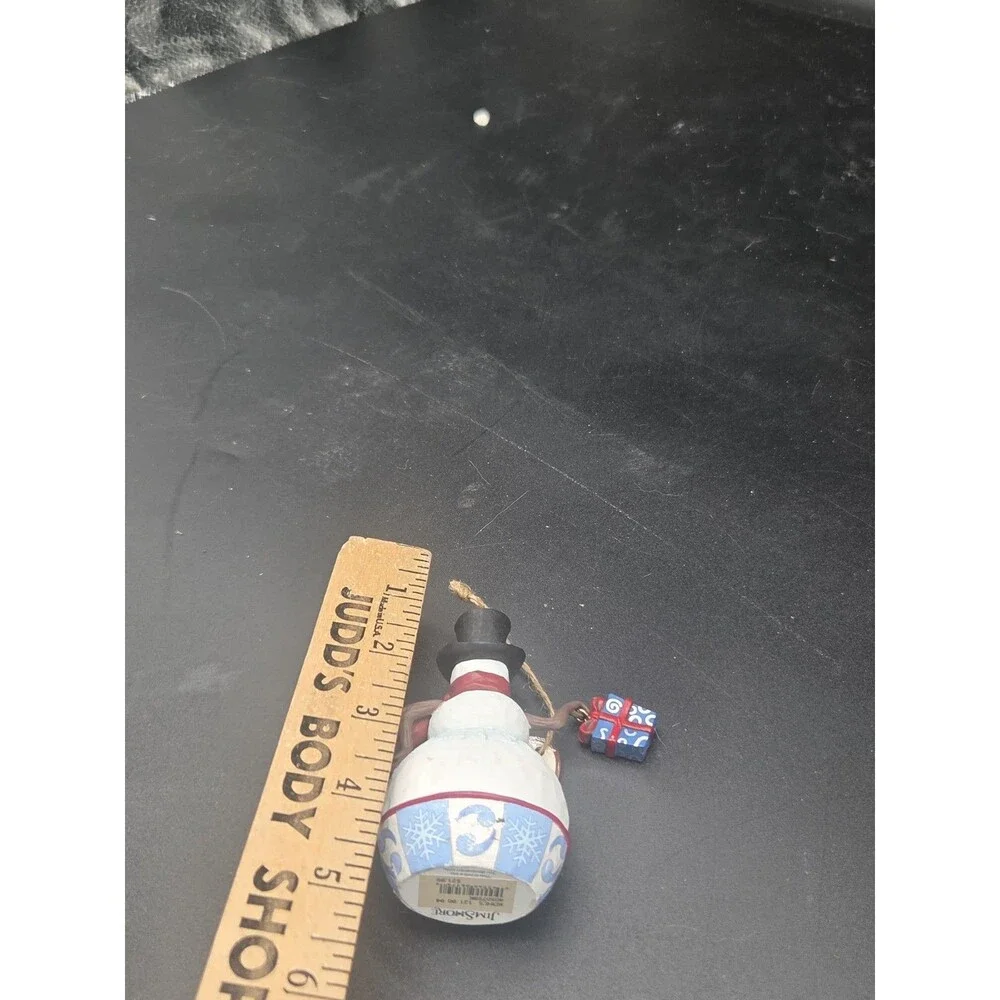 Jim Shore Kohls Snowman Christmas Ornament