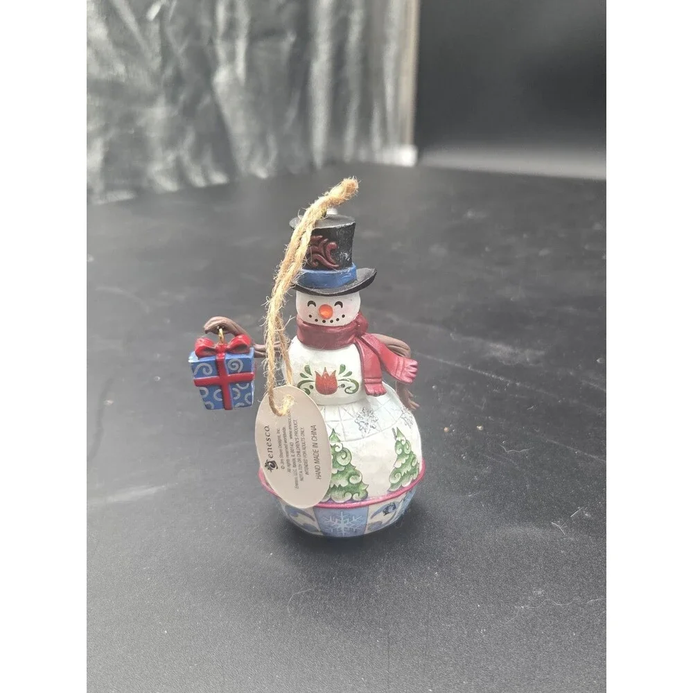 Jim Shore Kohls Snowman Christmas Ornament