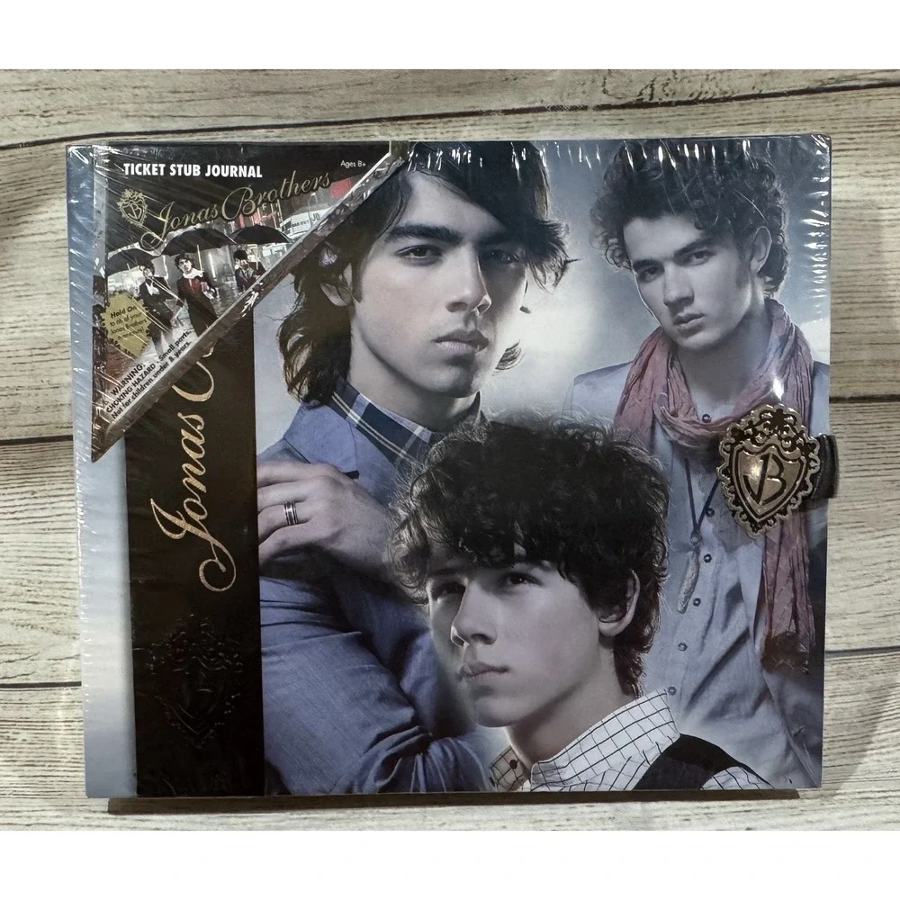 NEW Jonas Brothers Ticket Stub Journal Hardcover Book Y2K nostalgic nostalgia