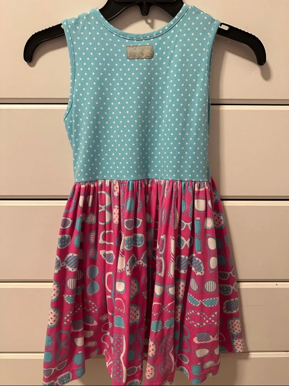 Eleanor Rose bright pattern skirt