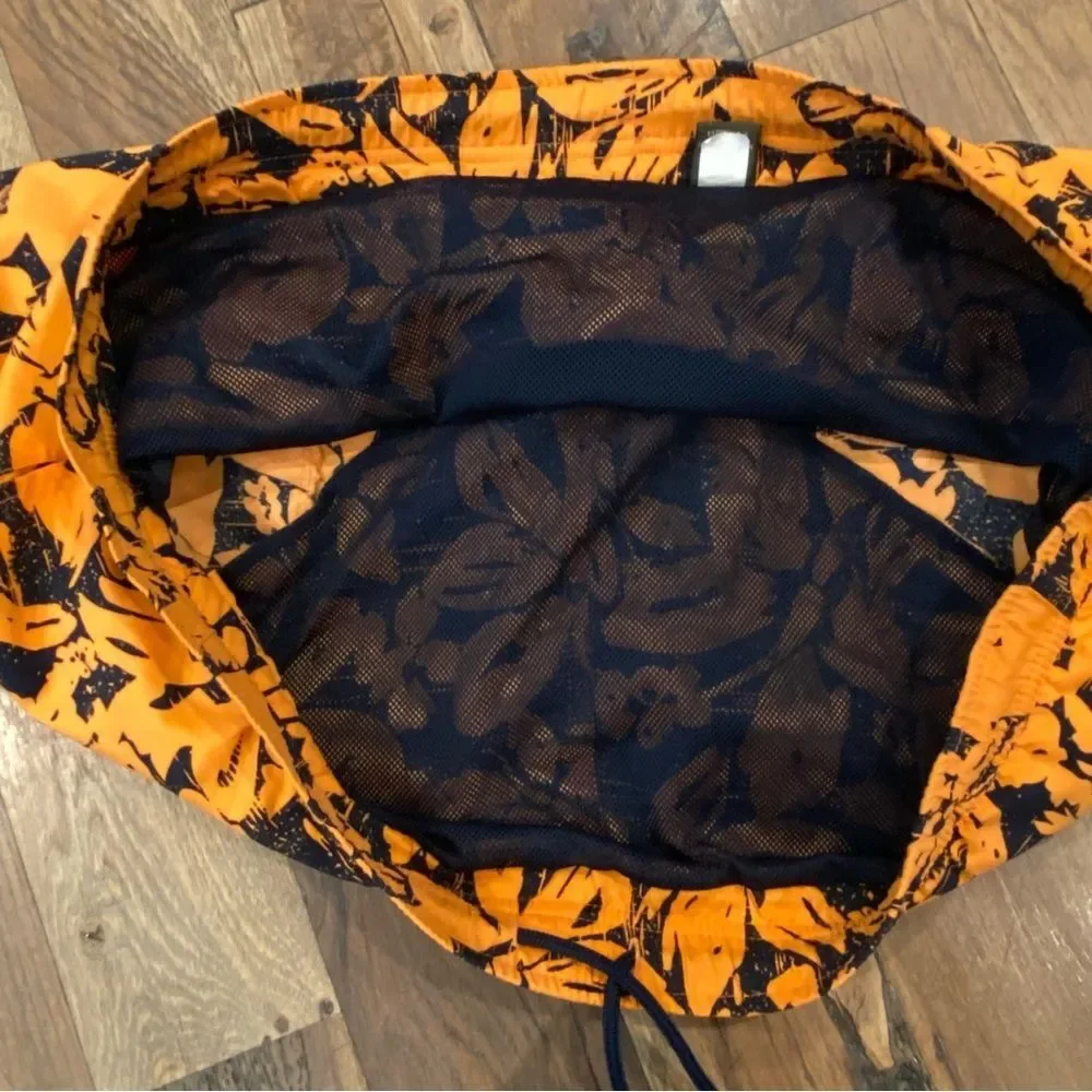 Eddie Bauer Orange Swim Board Shorts Size XL