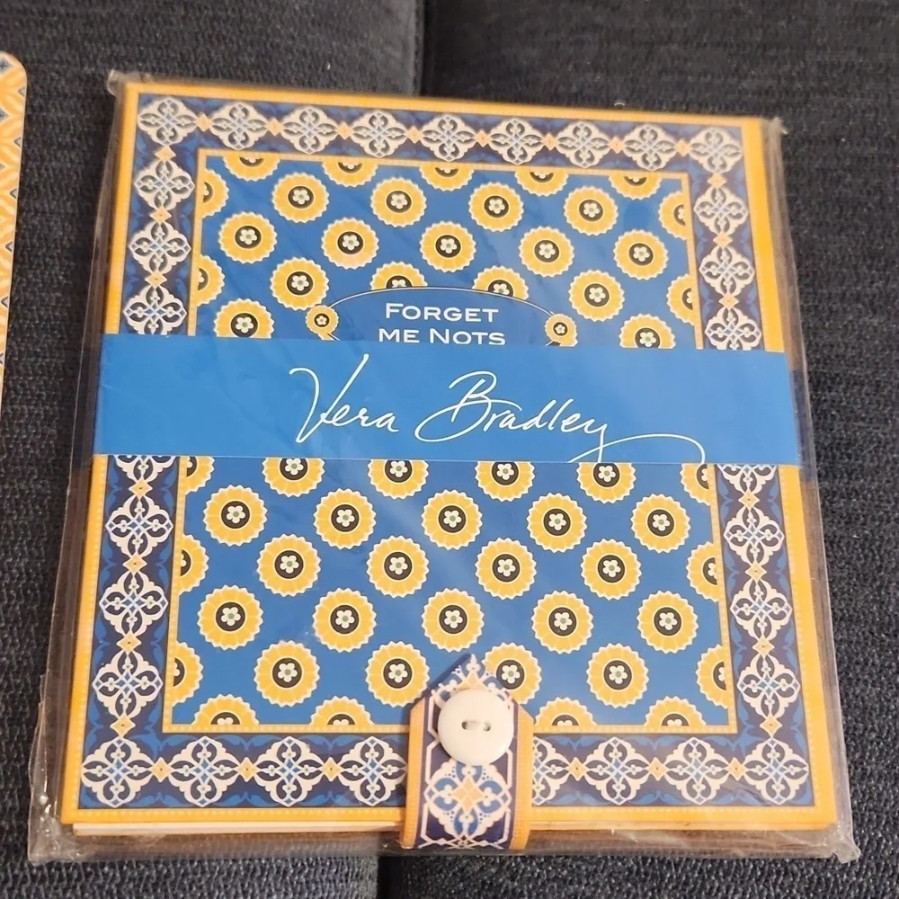 New 2 Vera Bradley Forget me Nots note pads