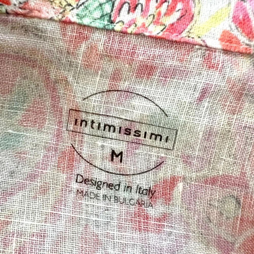 INTIMISSIMI Summer Journey Linen Short Pajamas Set - M