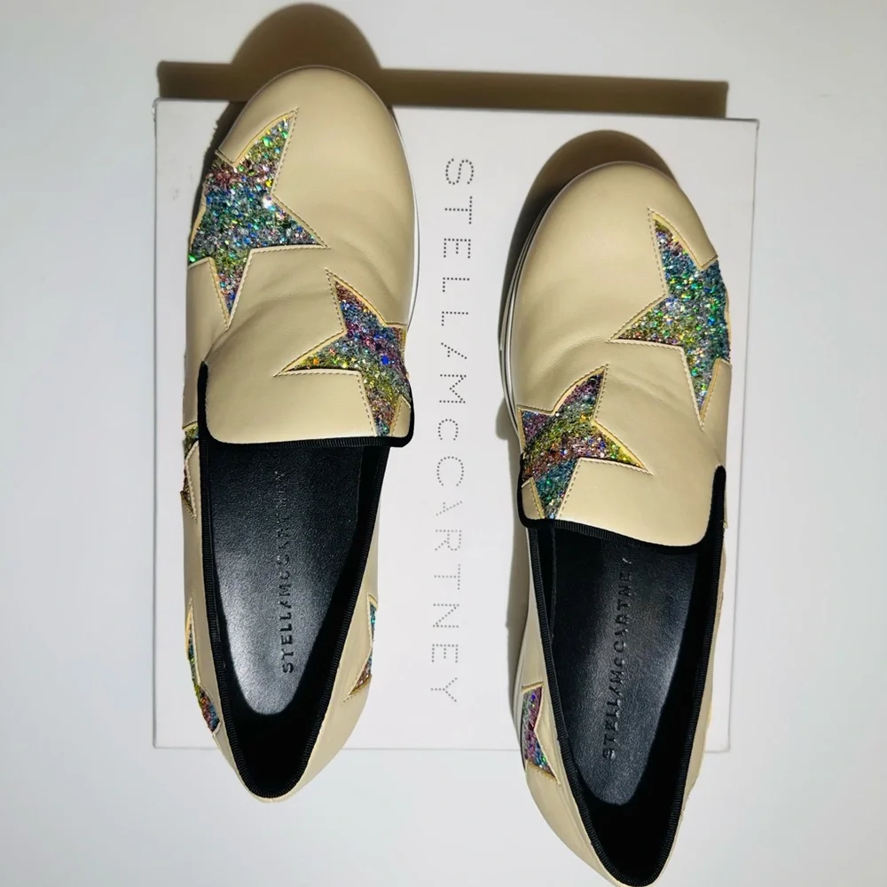 Stella McCartney leather platform playful