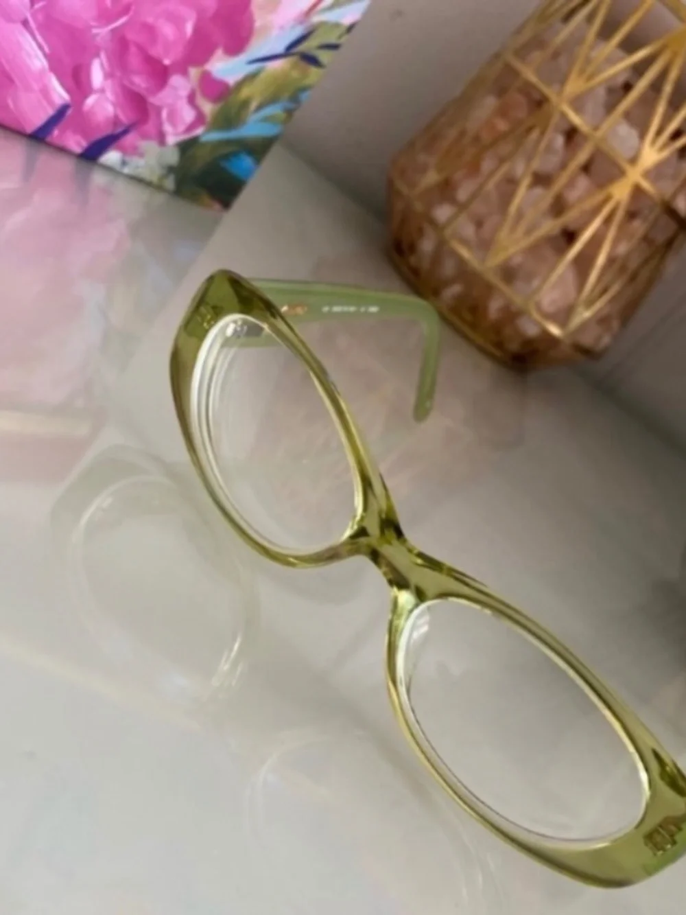 FENDI Kids Olive Green Eyeglasses