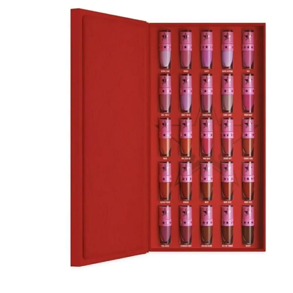 New Jeffree Star Cosmetics Blood Sugar Liquid Lipstick Vault