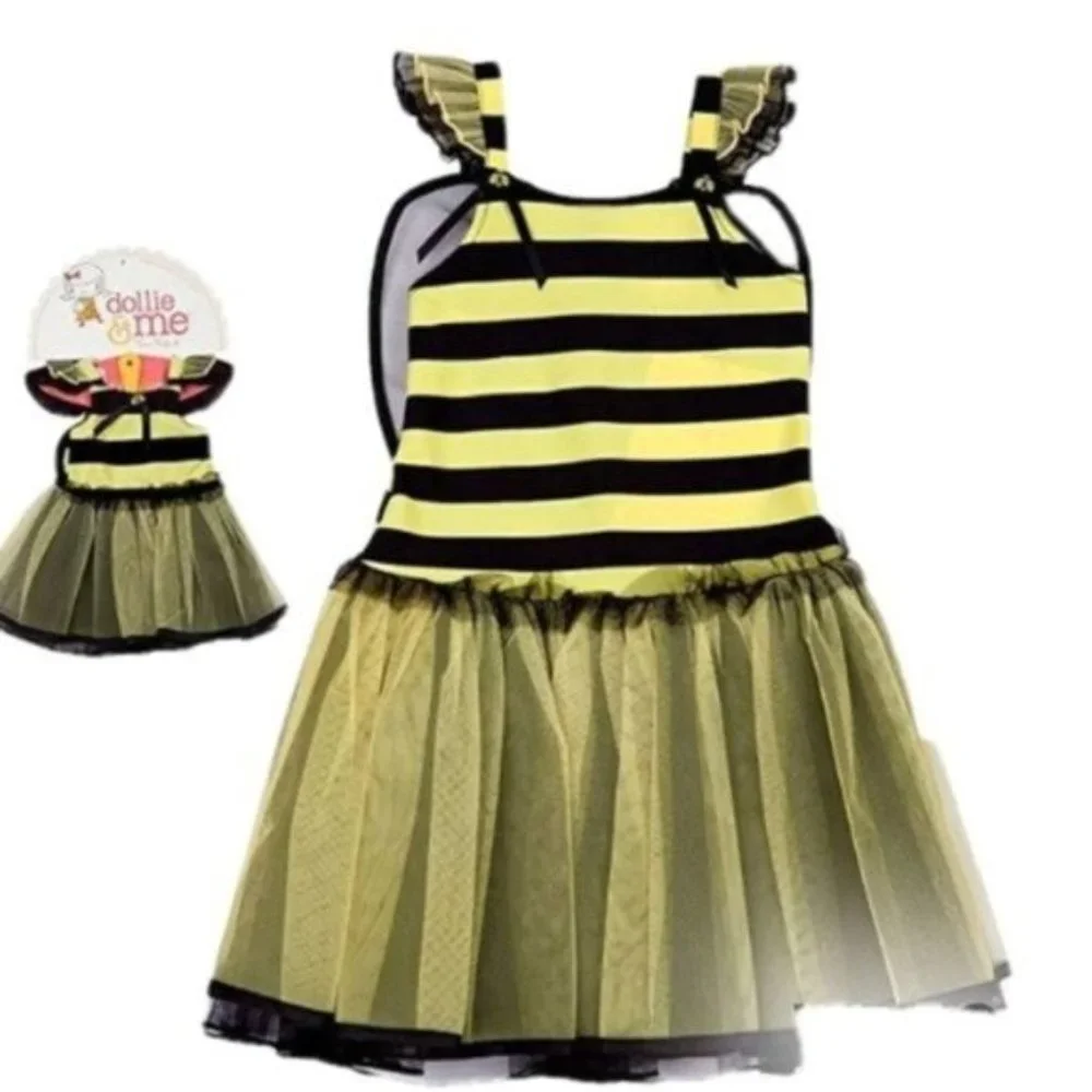 Dollie & Me Bumble Bee Dress Up‎ costume 4 NWT