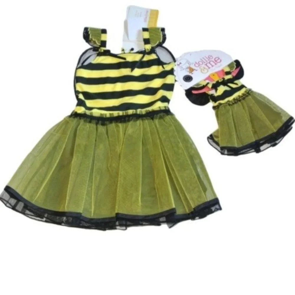 Dollie & Me Bumble Bee Dress Up‎ costume 4 NWT
