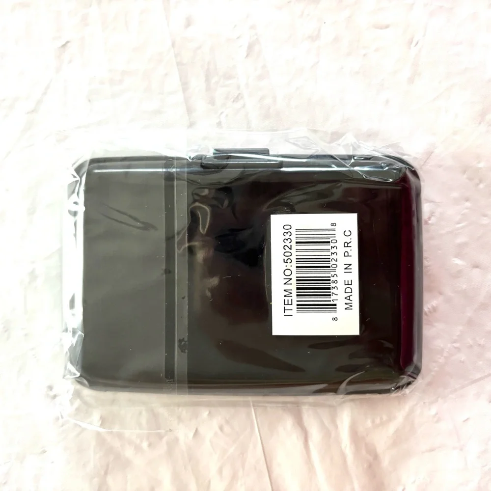 NWT RDIF Wallet CC Card Holder Glossy Black Case
