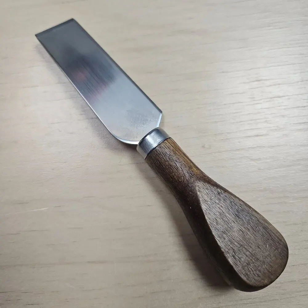 NEW 3 Piece Lot of Wood Handle Stainless Steel Cheese Spreaders Party Servers
