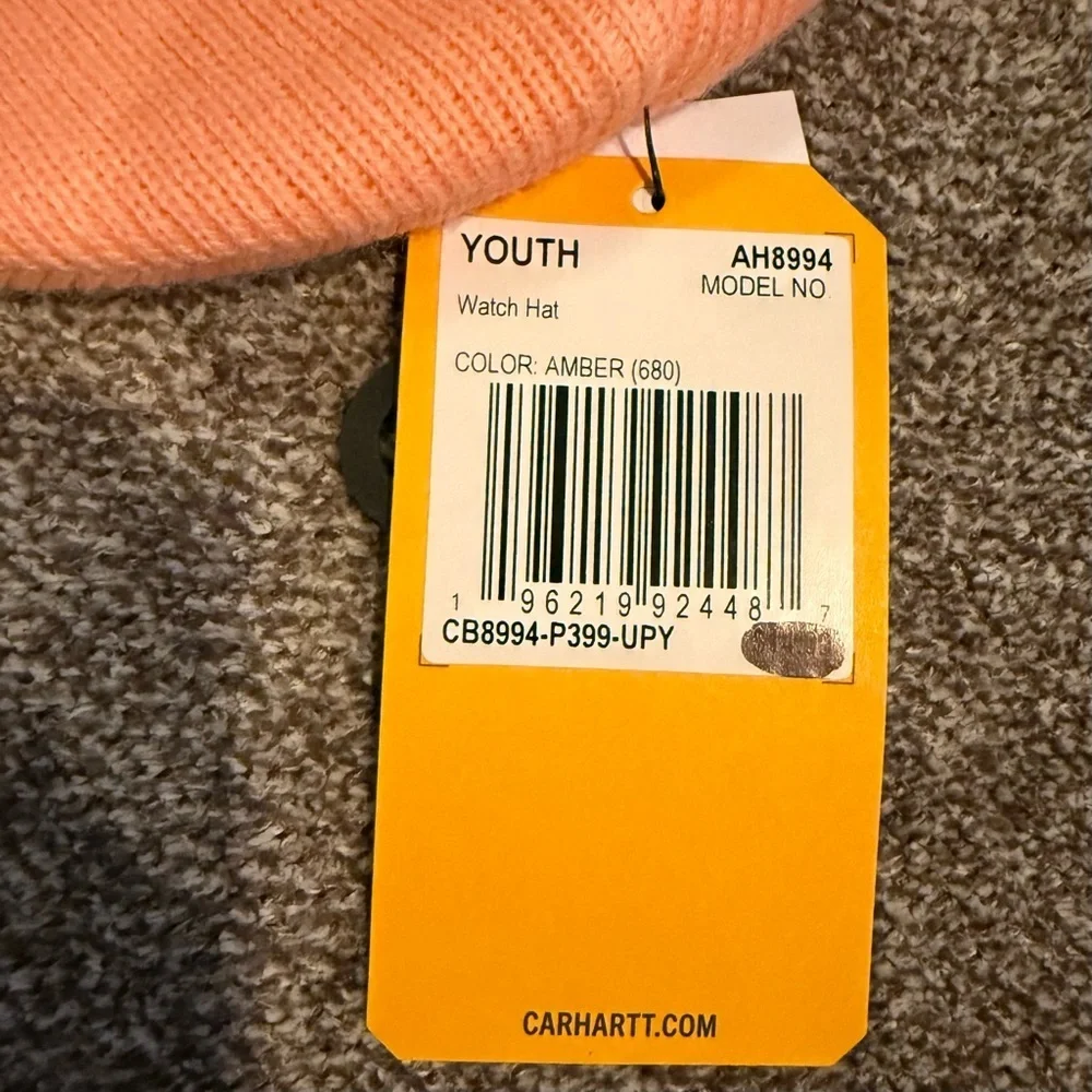 NWT Carhartt youth watch beanie hat