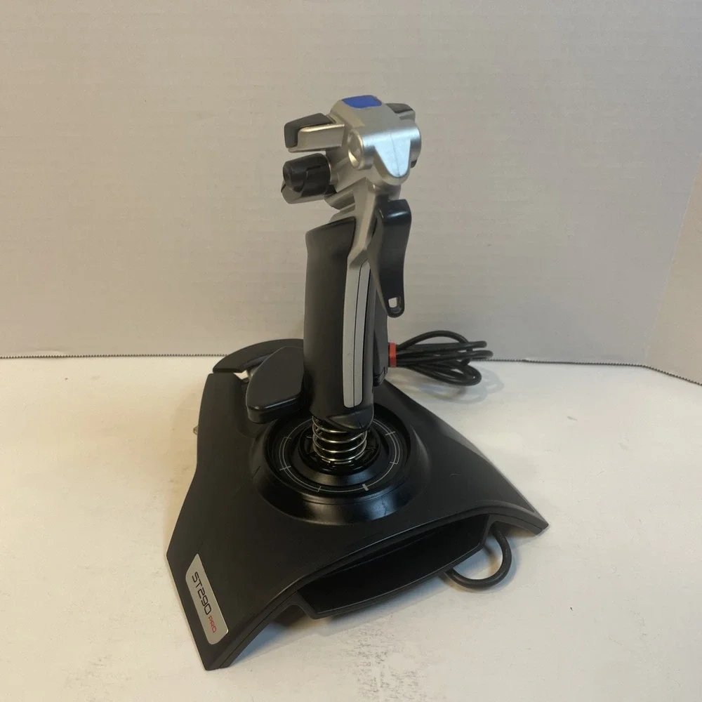 Saitek Joystick Black ST290 Pro Flight Stick Programmable USB Gaming Controller