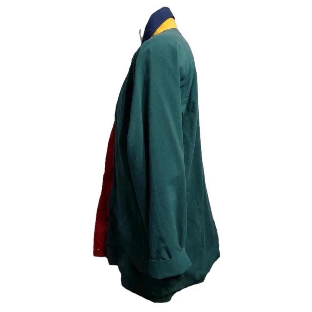 Vintage Eddie Bauer Jacket Men's Large Coat Lined Pockets-One Inside Zip Green