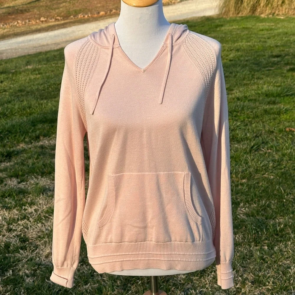 Athleta Pink Long Sleeve Relaxed Hoodie
